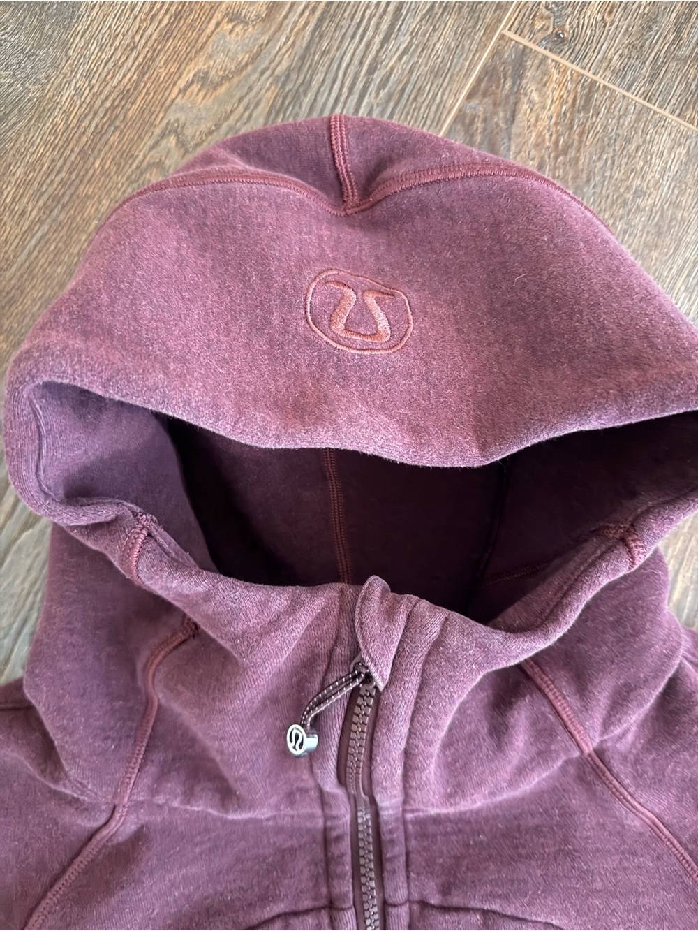 lululemon athletica Plum Scuba Zip Up Hoodie - Picture 9 of 13